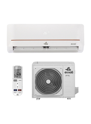 Evvoli 24000 BTU Split Air Conditioner with T3 Rotary Compressor, 2 Ton, EVT3-24K-MD-2S, White