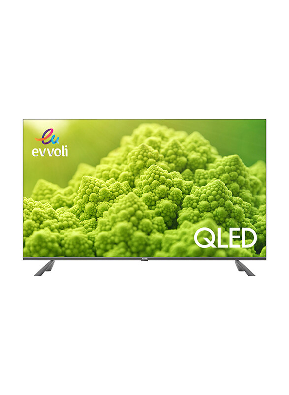 

Evvoli 50-Inch 4K Ultra HD QLED Android Smart TV, 50EV250QA, Black