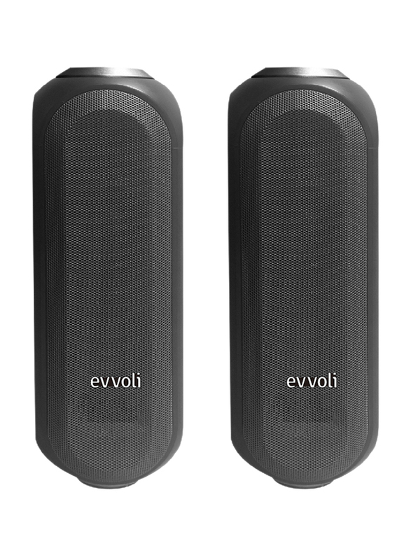 Evvoli 5.1ch Bluetooth Home Theatre with Dolby Digital Technology and LED Display, 460W, Black