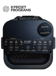 evvoli Air Fryer 7 Liters With Digital Control Panel Display, 8 Preset Programs and Juicy And Crispy Options 1650W, EVKA-AF8008D Black