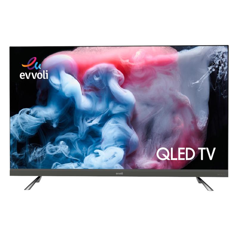 إيفولي تلفزيون ذكي 50 بوصة بتقنية 4 كيه الترا اتش دي QLED يعمل بنظام أندرويد ، 50EV350QA ، أسود