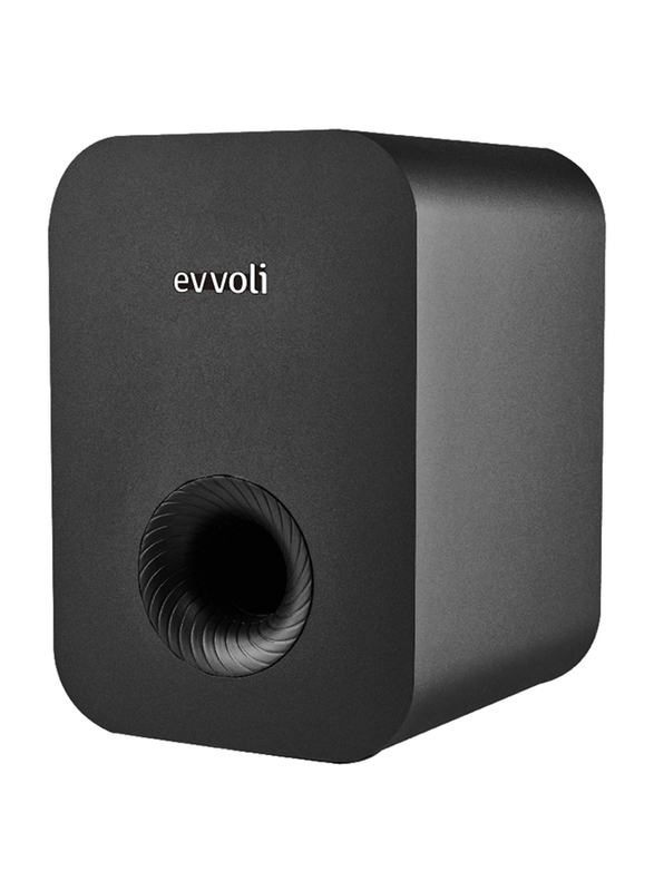 Evvoli 2.1ch Soundbar with Wireless Subwoofer and LED Display, 320W, Black