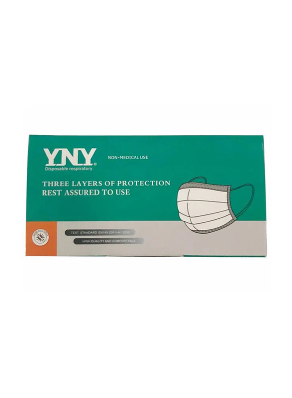 YNY Disposable 3-Ply Non-Woven Face Mask, 1 Piece