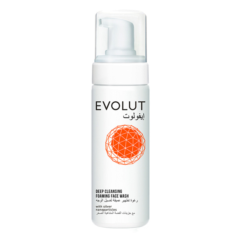 Evolut Cleansing Foam With Silver Nanoparticles, With Organic Certified Ingredients