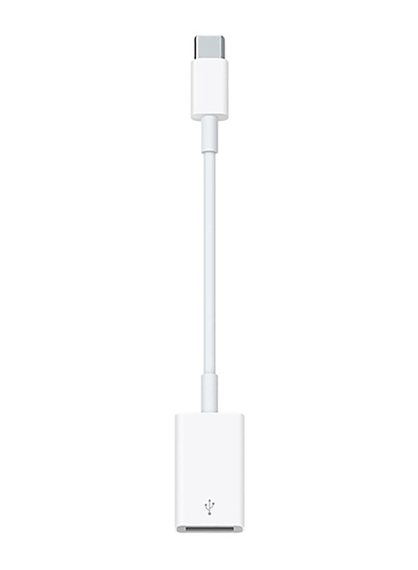 Apple USB Type-C Adapter, USB Type A Male to USB Type-C for Laptops/Notebooks, White