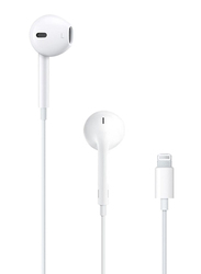 Apple EarPods Lightning Cable In-Ear Headphones with Mic, White