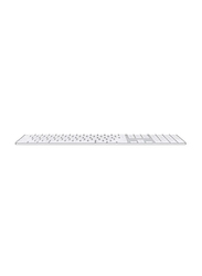 Apple Magic Wireless English Keyboard Keypad for Mac Models, with Apple Silicon, Silver