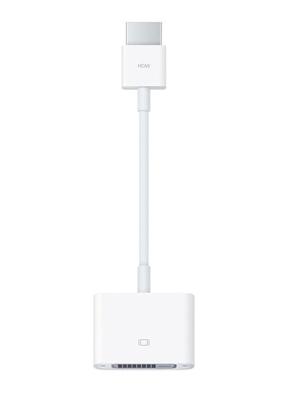 Apple DVI Adapter, HDMI Male to DVI for Apple Mac, White