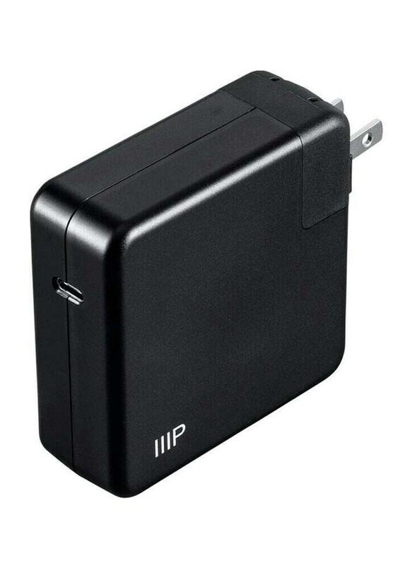 

Monoprice USB-C Power Adapter US Plug Wall Charger, 85W, 35944, Black