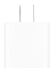 Apple USB-C Power Adapter Wall Charger, 20W, White
