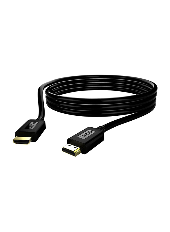 Vizio 6 Feet HDMI Cable, High Speed HDMI Male to HDMI, for HD Video/Audio/3D/Ethernet, Black
