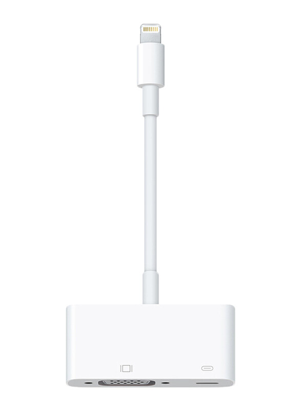 

Apple Lighting to VGA Adapter, Lightning to VGA for Apple iPhone/iPad/iPod, White