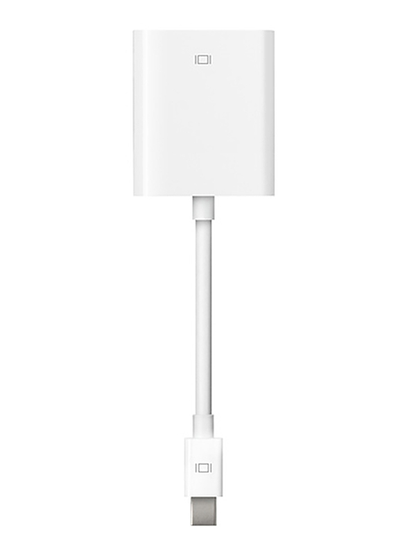 Apple Mini Display Port VGA Adapter, Display Port to VGA for Computers/Laptops, White