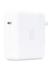 Apple USB-C Power Adapter US Plug Wall Charger, 87W, MNF82, White