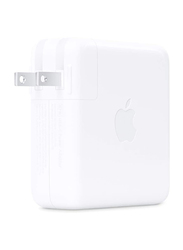 Apple USB-C Power Adapter US Plug Wall Charger, 87W, MNF82, White