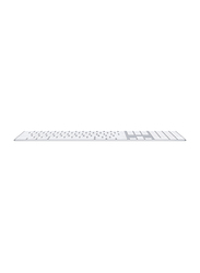 Apple Magic Wireless English Keyboard with Numeric Keypad, Silver