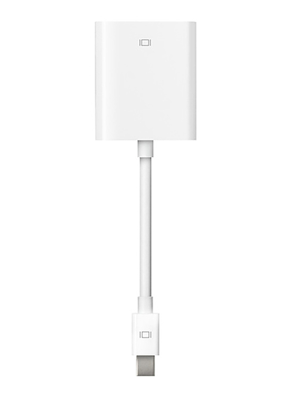 Apple Mini Display Port VGA Adapter, Display Port to VGA for Computers/Laptops, White
