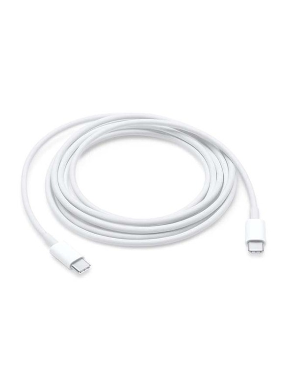 Apple 2-Meter USB-C Charge Cable, High-Speed USB Type-C Male to USB Type-C, White
