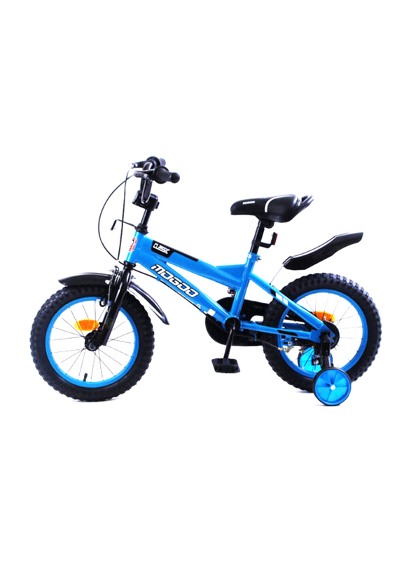 Mogoo Classic Unisex Kids Bicycle, 12 Inch, MGCL12BLUE, Blue/Black