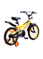 Mogoo Classic Unisex Kids Bicycle, 16 Inch, MGCL16YELLOW, Yellow/Black