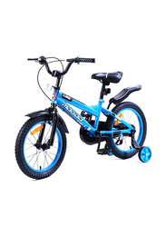 Mogoo Classic Unisex Kids Bicycle, 16 Inch, MGCL16BLUE, Blue/Black