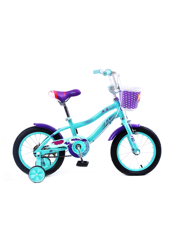 Mogoo Athena Unisex Kids Bicycle, 14 Inch, MGAT14GREEN, Green