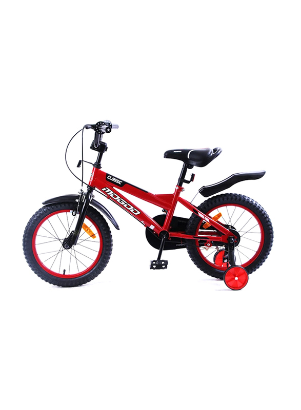 Mogoo Classic Unisex Kids Bicycle, 16 Inch, MGCL16RED, Red/Black