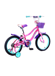 Mogoo Athena Unisex Kids Bicycle, 16 Inch, MGAT16PINK, Pink