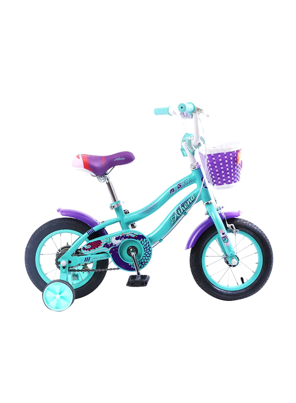 Mogoo Athena Unisex Kids Bicycle, 12 Inch, MGAT12GREEN, Green