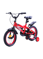 Mogoo Classic Unisex Kids Bicycle, 12 Inch, MGCL12RED, Red/Black