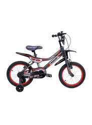 Mogoo Promax Unisex Kids Bicycle, 16 Inch, PRMX16, Grey