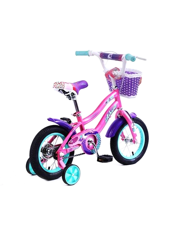 Mogoo Athena Kids Bicycle, 12 Inch, MGAT12PINK, Pink/Black/Blue