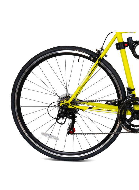 Mogoo Bolt Road Bike, 27 Inch, Yellow