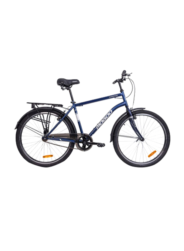 Mogoo Horritage Single Speed Road Bike, 26 Inch, Blue