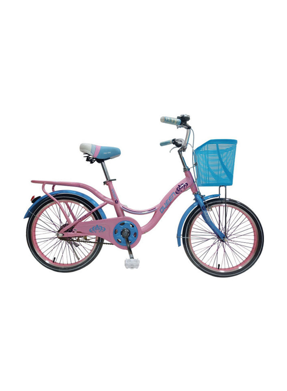 Vego Queen Cruiser Urban Bike, 20 Inch, Medium, Pink/Blue/Black