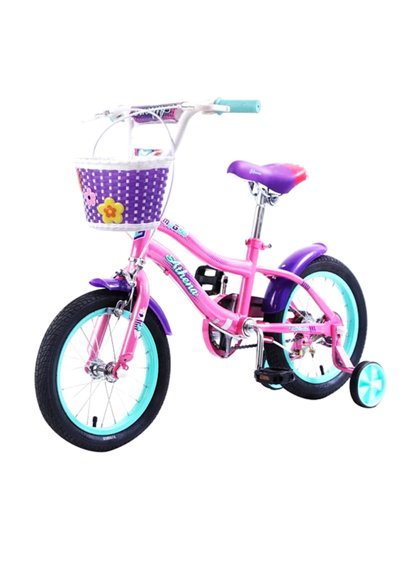 Mogoo Athena Unisex Kids Bicycle, 14 Inch, MGAT14PINK, Pink