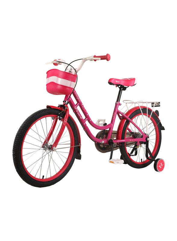 Mogoo Pearl Kids Bicycle, Medium, MGPEARL20DPNK, Pink/Black/White