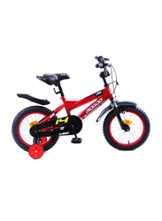 Mogoo Classic Unisex Kids Bicycle, 14 Inch, MGCL14RED, Red/Black