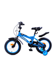 Mogoo Classic Unisex Kids Bicycle, 14 Inch, MGCL14BLUE, Blue/Black