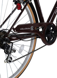 Mogoo Voldy Urban Bike, 27 Inch, Large, Chocolate Brown