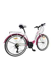 Mogoo Floress Urban Cycle, Large, Pink/White/Black