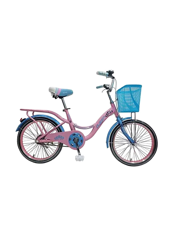 Mogoo Queen City Unisex Kids Bicycle, 20 Inch, V.QUEEN20-BLUE, Blue/Pink