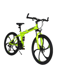 Mogoo Runner Mountain Bike, 26 Inch, Medium, Green/Black