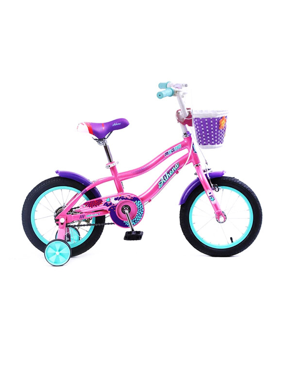 Mogoo Athena Unisex Kids Bicycle, 14 Inch, MGAT14PINK, Pink