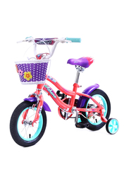 Mogoo Athena Unisex Kids Bicycle, 12 Inch, MGAT12PEACH, Peach