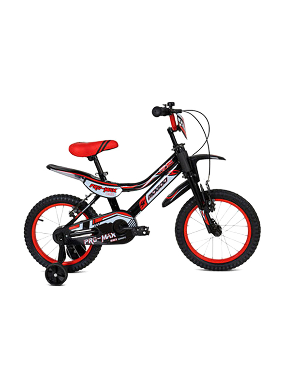 Mogoo Promax Unisex Kids Bicycle, 16 Inch, PRMX16, Black