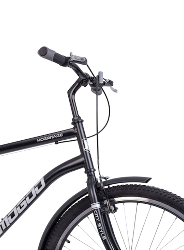 Mogoo Horritage Single Speed Road Bike, 24 Inch, Black