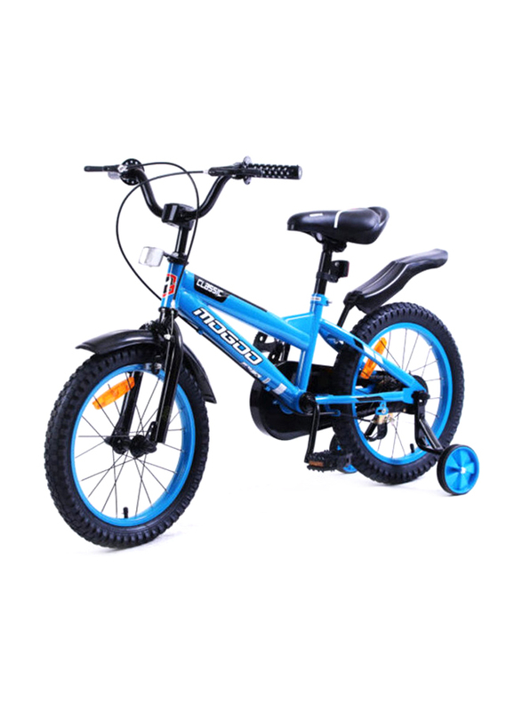 Mogoo Classic Unisex Kids Bicycle, 16 Inch, MGCL16BLUE, Blue/Black