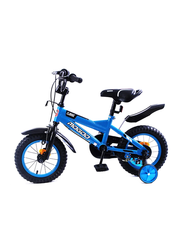 Mogoo Classic Unisex Kids Bicycle, 12 Inch, MGCL12BLUE, Blue/Black