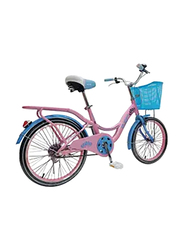 Mogoo Queen City Unisex Kids Bicycle, 20 Inch, V.QUEEN20-BLUE, Blue/Pink